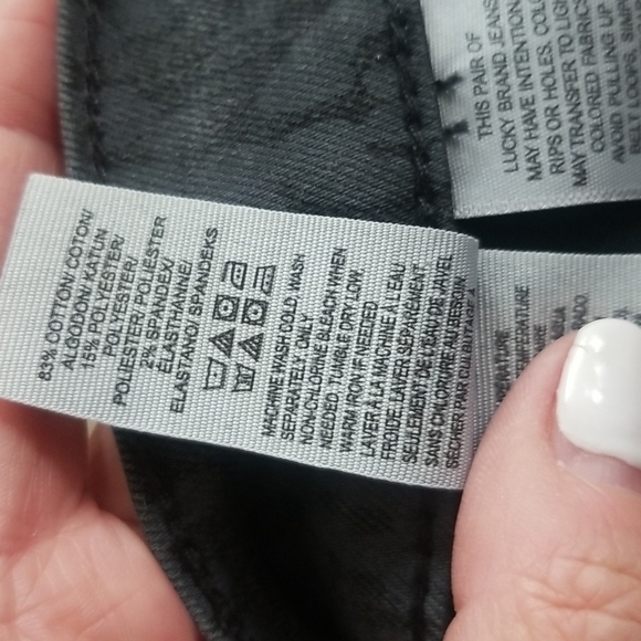 Lucky Brand Charlie Skinny Leopard Jeans - Picture 10 of 13